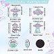 SUNNYCLUE 1 Box 20Pcs 5 Styles Space Charms Alien Charms UFO Acrylic Flying Saucer Cat Charm Cute Pet Animal Charm for jewellery Making Charms Earrings Necklace Bracelets Keychain DIY Craft Supplies SACR-SC0001-06-2