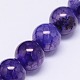 Natural Agate Round Beads Strands G-L086-4mm-04-2