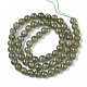 Naturelles grenat vert brins de perles G-S150-60-6mm-2