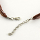 Cordon de collier de multi-brins pour la fabrication de bijoux NJEW-R217-07-4
