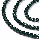Synthetik grün goldstone Perlen Stränge G-L581A-004C-2