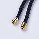 Nylon Twisted Cord Armband machen X-MAK-F018-04G-RS-4