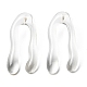 Resin Twist Arch Stud Earrings EJEW-D056-14-1