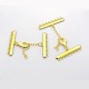 8 Strands 16-Hole Plating Zinc Alloy and Brass Chain Extender PALLOY-N0102-03G-1