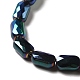 Electroplate Glass Beads Strands EGLA-F150-FP02-3