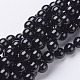 Brins de perles rondes en onyx noir naturel X-GSR10mmC097-1