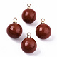 Charms in diaspro rosso naturale G-N332-024G-13-1