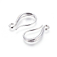 Brass Earring Hooks KK-G365-17P-2