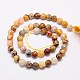 Natural Crazy Agate Beads Strands G-G542-10mm-10-2