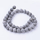 Chapelets de perles en pierre de carte/pierre picasso/picasso jasper naturelles  G-G735-27F-10mm-2