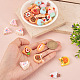 64Pcs 16 Styles Opaque Resin Decoden Cabochons CRES-TA0001-16-6