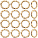 CREATCABIN 100Pcs Brass Open Jump Rings KK-CN0002-53-1