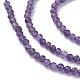 Natural Amethyst Beads Strands X-G-F619-12-2mm-3