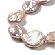 Naturales keshi abalorios de perlas hebras PEAR-E016-045-3