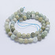 Chapelets de perles en aigue-marine naturelle G-L478-21-8mm-3
