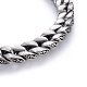 304 Stainless Steel Curb Chains Bracelets BJEW-E346-02AS-2
