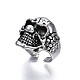 Готический панк-череп из сплава открытое кольцо-манжета для мужчин и женщин RJEW-T009-58AS-4