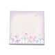 100 feuille de notes autocollantes à motif floral DIY-B071-01D-1