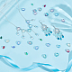 Ahadermaker 160 piezas 16 estilo transparente spray pintado perlas de vidrio GLAA-GA0001-45-4