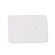 Rectangle Paper Jewelry Display Cards for One Pair Earring Storage CDIS-C004-06D-2