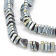 Electroplate Non-magnetic Synthetic Hematite Beads Strands G-N0318-08B-2