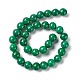 Natürlicher runder Perlenstrang aus Jade G-E141-03A-2