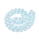 Chapelets de perles en verre électroplaqué&nbsp;EGLA-N012-08H-2