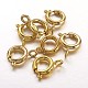 Brass Spring Ring Clasps KK-H418-G-1