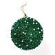 Рождественский шар из пенопласта и пластиковой имитации жемчужной подвески FIND-G056-01A-3