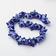 Handmade Porcelain Starfish Beads Strands X-PORC-E007-02-2