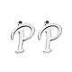 201 Stainless Steel Charms STAS-R105-P-1