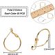 Pendientes de aro de latón&nbsp;KK-FH0001-34-2