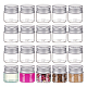 BENECREAT 20 Pack 10ml/0.34oz Glass Empty Cosmetic Containers CON-WH0084-41A-1