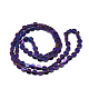 Chapelets de perles en hématite synthétique sans magnétiques G-Q486-101-3