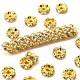 Messing Strass Zwischen perlen&nbsp;RB-A014-L5mm-01G-NF-1