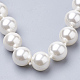 Shell collane di perle perline NJEW-Q310-25-2