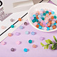 200 pièces 10 couleurs perles de verre GLAA-TA0001-29-5