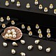 50pcs pendentifs en perles acryliques IFIN-FS0001-02-7