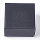 Красно-бумажные картонные шкатулки для драгоценностей CBOX-WH0003-01B-2