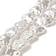 Hilos de cuentas de perlas de imitación de plástico abs KY-F021-04-1