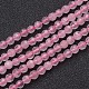 Natural Rose Quartz Beads Strands X-G-G099-F4mm-15-2