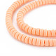 Chapelets de perle en pâte polymère manuel CLAY-N008-32-4