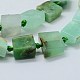 Cuentas de jade australia naturales hebras G-F566-55-3