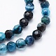 Natural Agate Beads Strands G-E469-12O-3