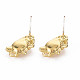 Alloy Stud Earring Findings PALLOY-Q433-025-RS-4