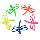 Lovely Dragonfly Pendants for Necklace Design PALLOY-4658-M-LF-1