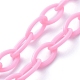 Персонализированные ожерелья-цепочки из абс-пластика NJEW-JN02847-04-3