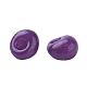 オペークガラスシードビーズ  フリンジティアドロップビーズ  暗紫色  3~3.5x2~3mm  穴：1mm  約450個/箱 SEED-JP0004-B11-3