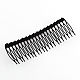 Trendy Women's Iron Hair Combs with Flower Rhinestones OHAR-R175-04-2