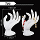 Plastic Mannequin Hand Jewelry Display Holder Stands RDIS-WH0009-013B-2